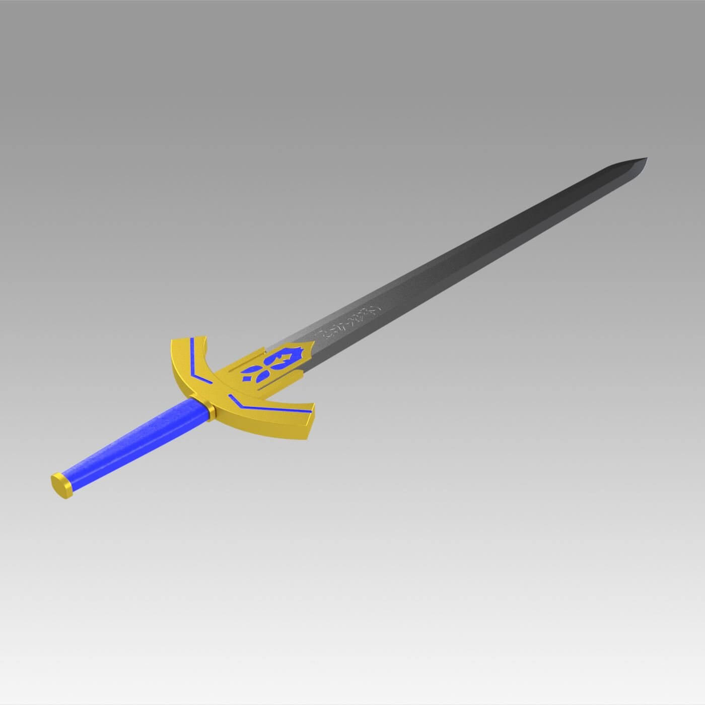 Fate Zero Artoria Pendragon Saber Sword - 3D Model by Blackeveryday