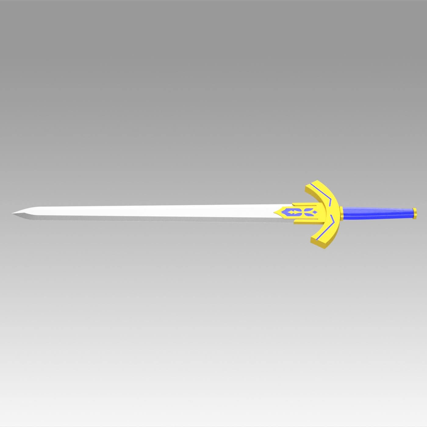 Fate Zero Artoria Pendragon Saber Sword - 3D Model by Blackeveryday