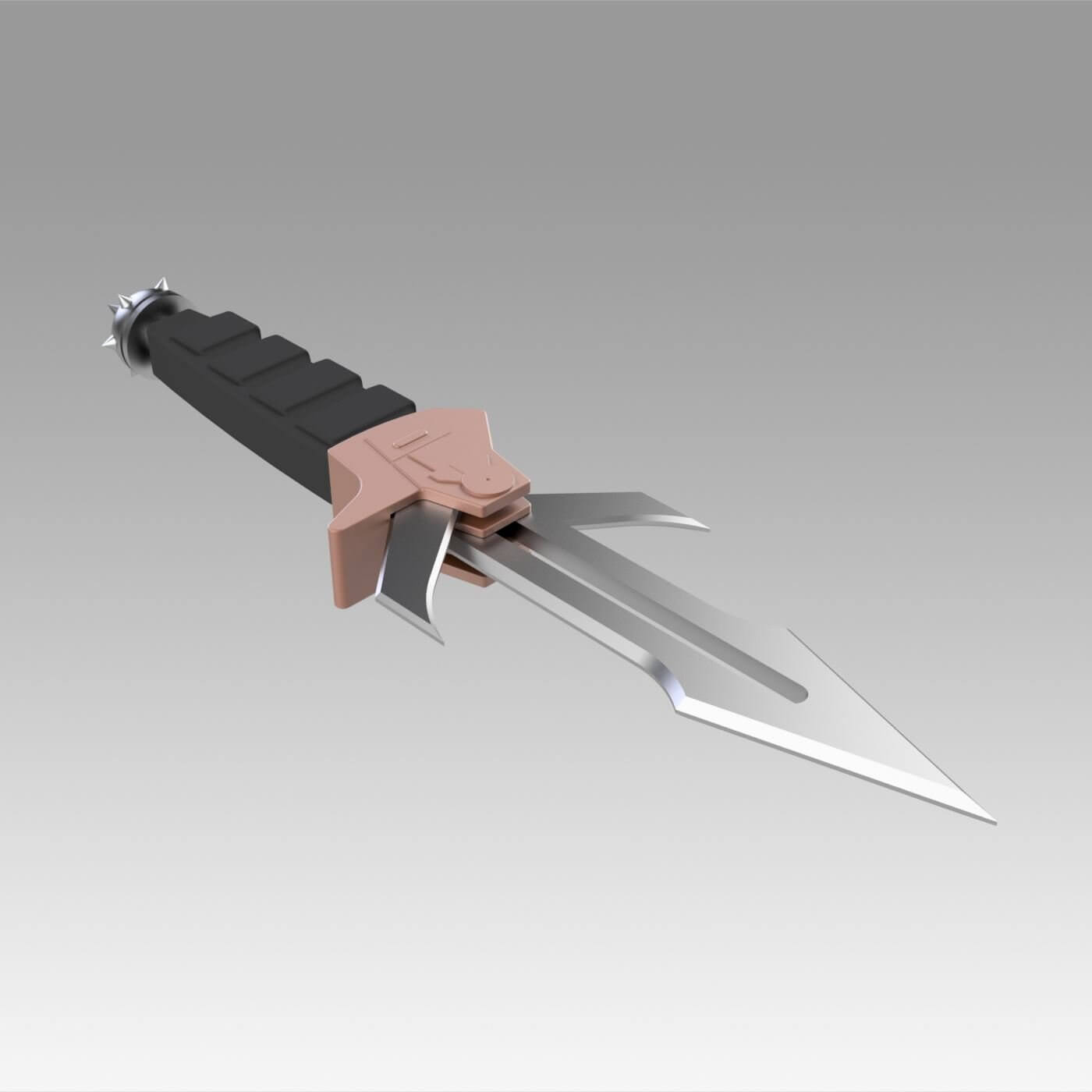 Star Trek Klingon DK Tahg Knife 3D Print Model by Blackeveryday
