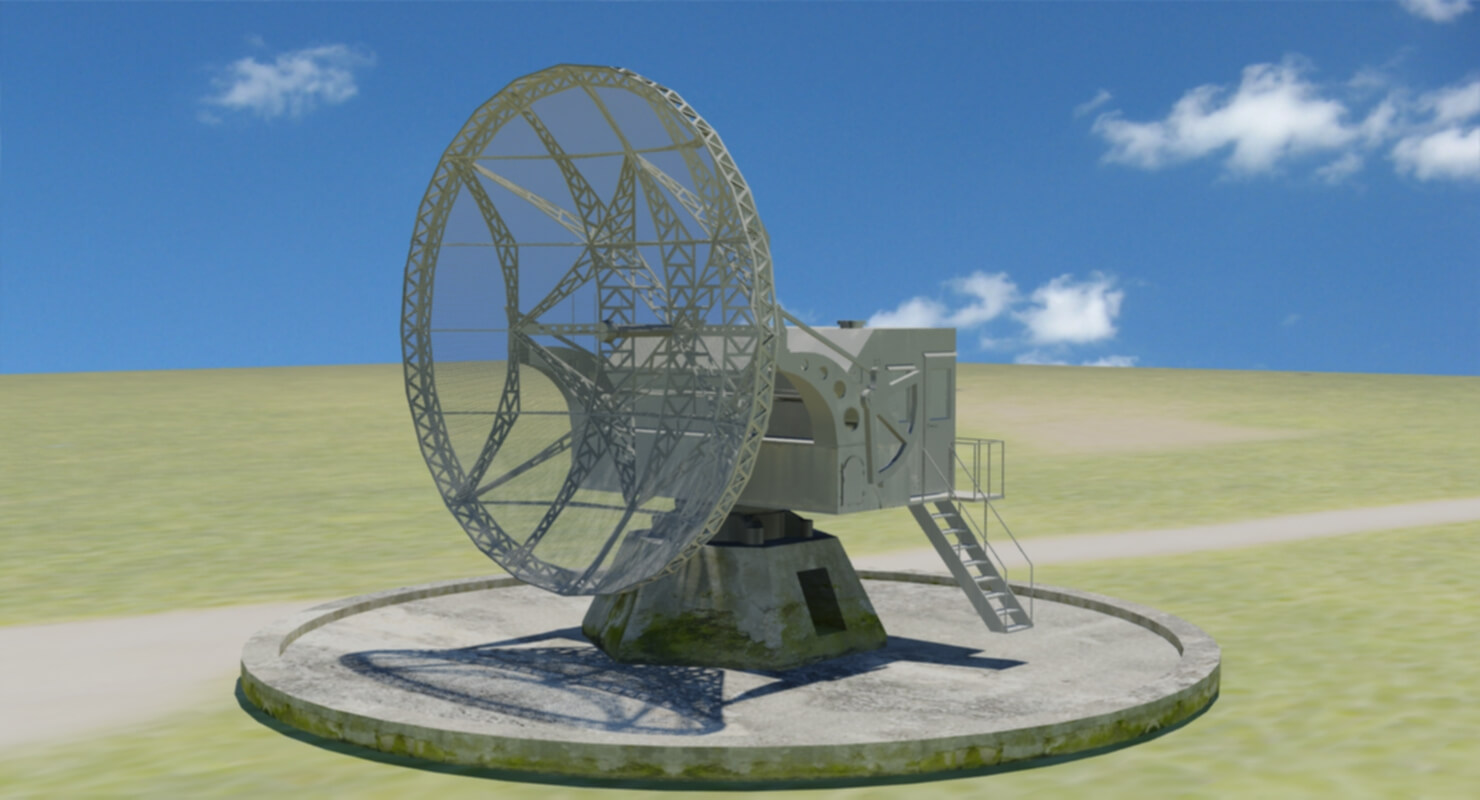 German WW2 Radar 3D Model by blackraven37