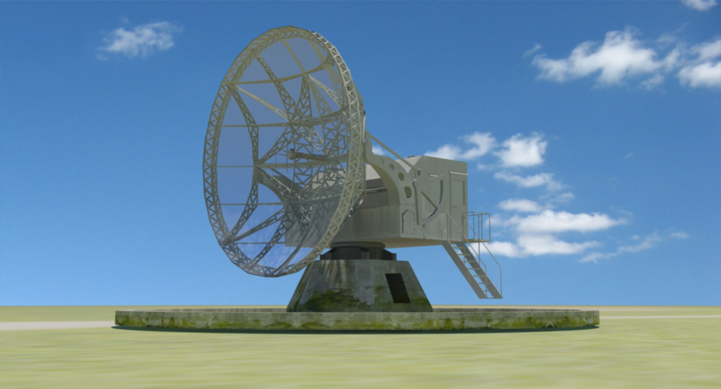 German WW2 Radar 3D Model by blackraven37