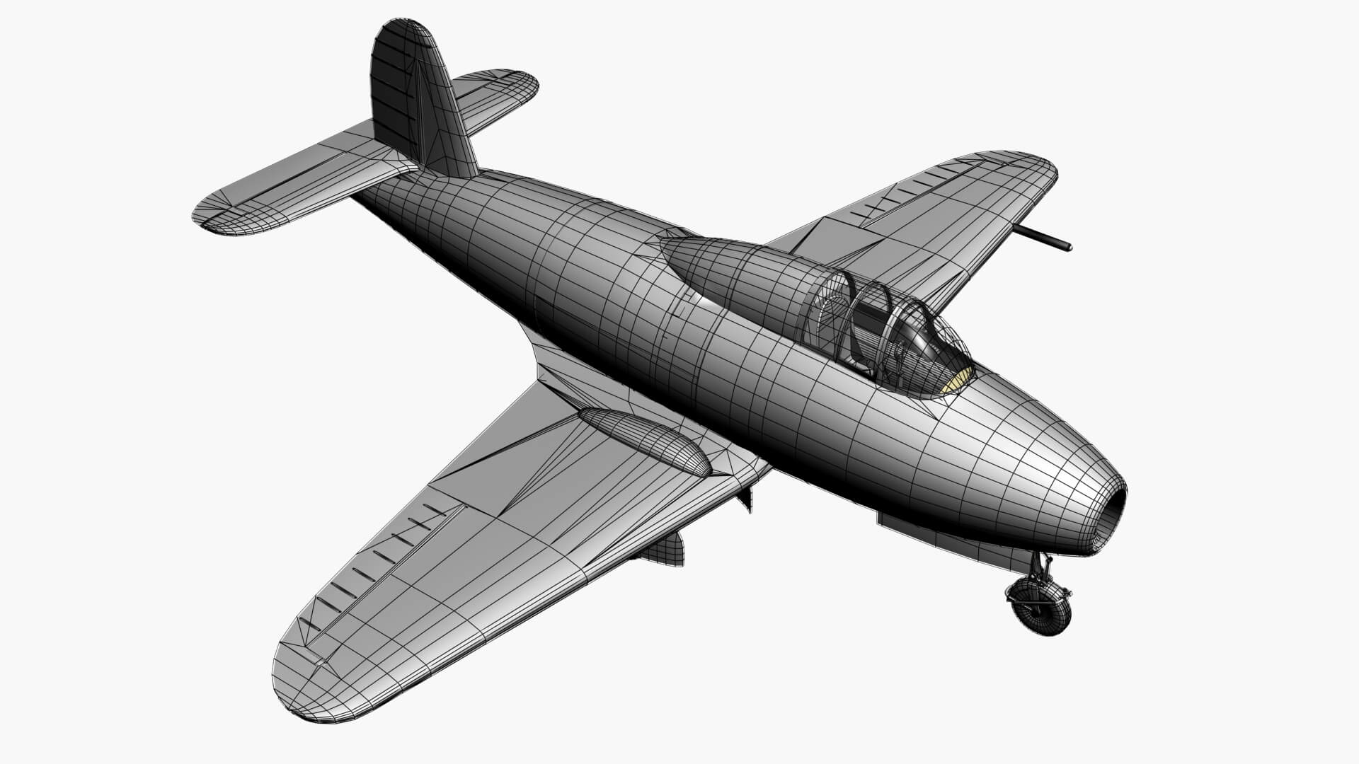 Gloster E2839 3D Model by blackraven37