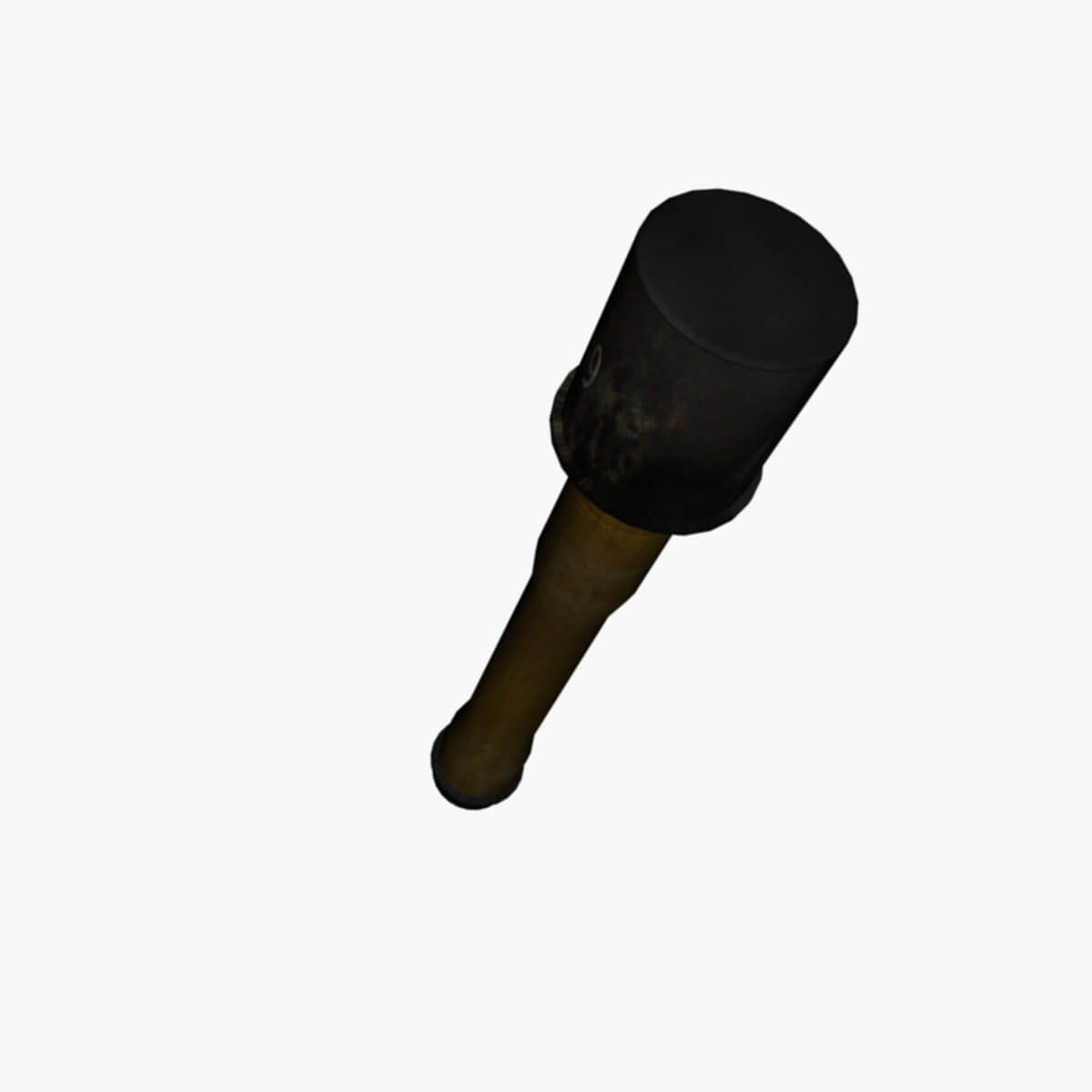 WW2 German Potato Masher Grenade 3D Model by blackraven37