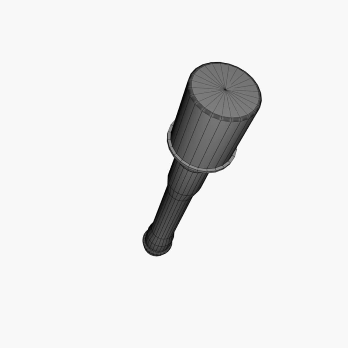 WW2 German Potato Masher Grenade 3D Model by blackraven37