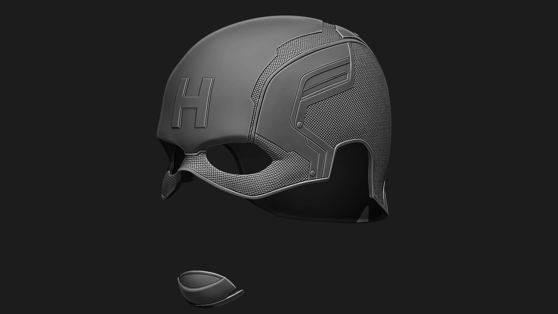 Captain Hydra Helmet Marvel Comics 3D Print Model by blackstar90