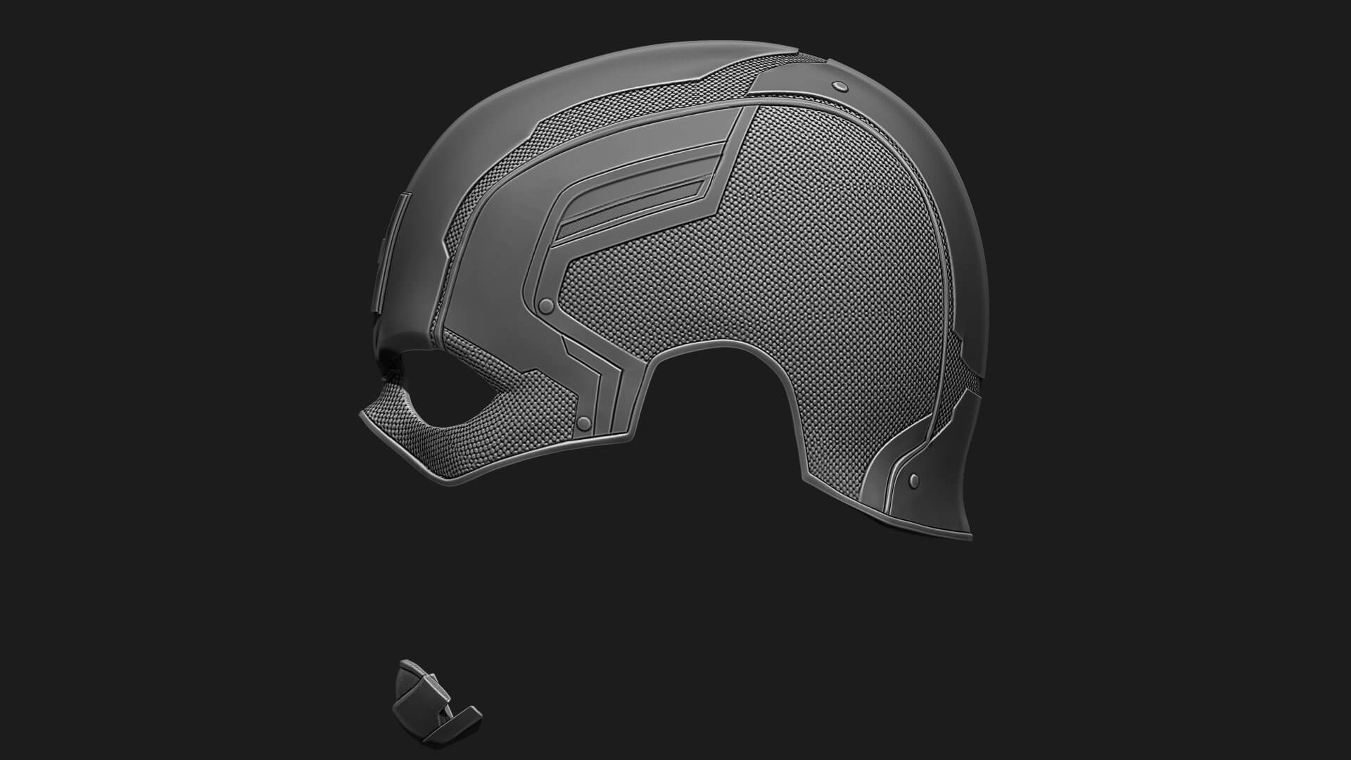 Captain Hydra Helmet Marvel Comics 3D Print Model by blackstar90