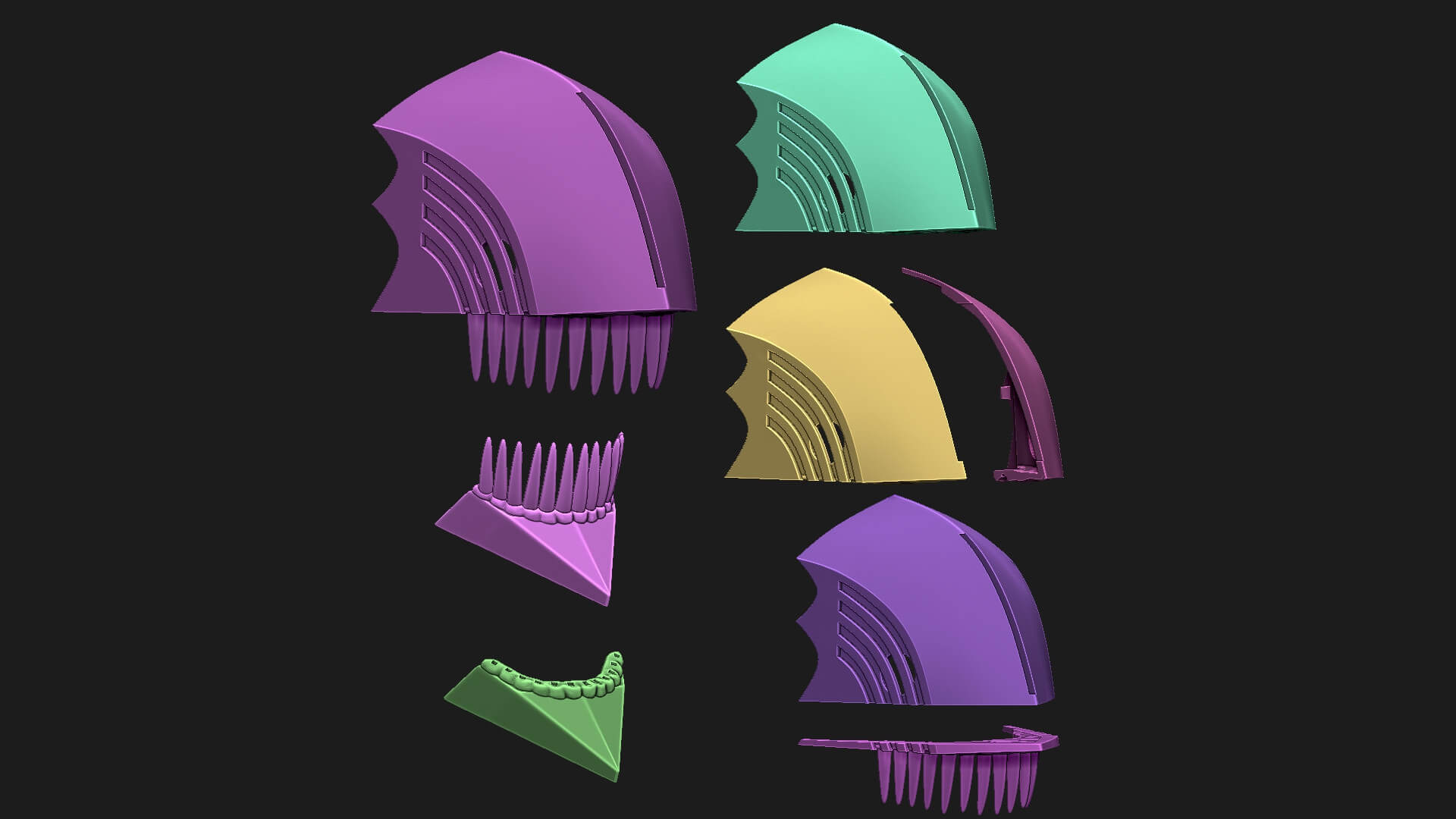 Chainsaw Man Helmet Denji Anime Cosplay 3D Model by blackstar90