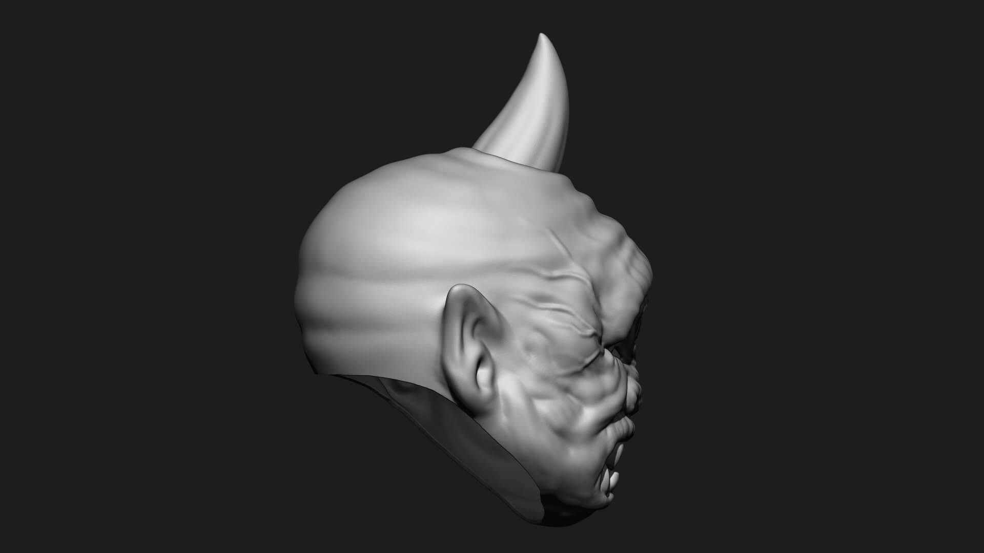 Cyclops Monster Mask 3D Print Model by blackstar90