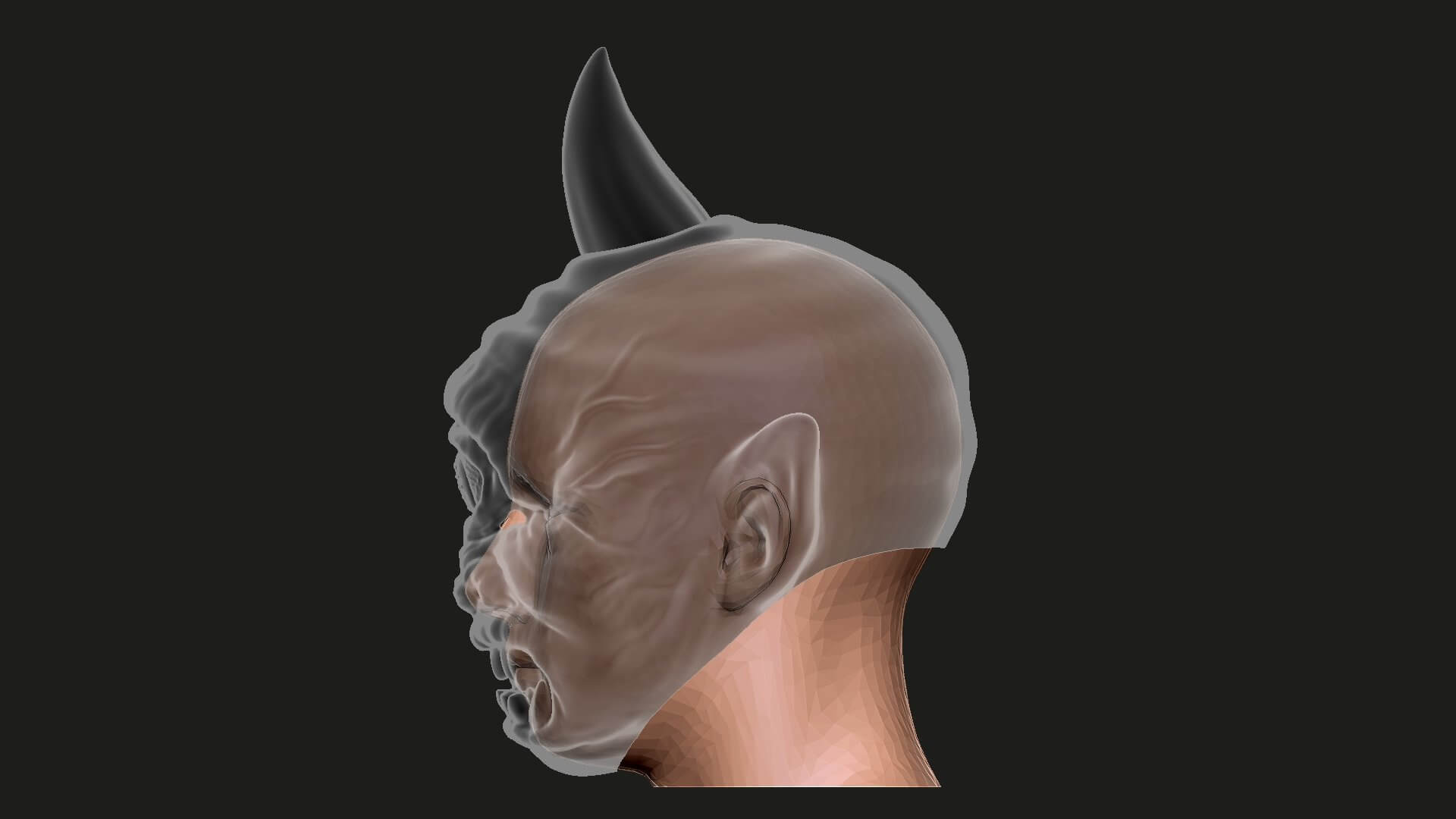 Cyclops Monster Mask 3D Print Model by blackstar90