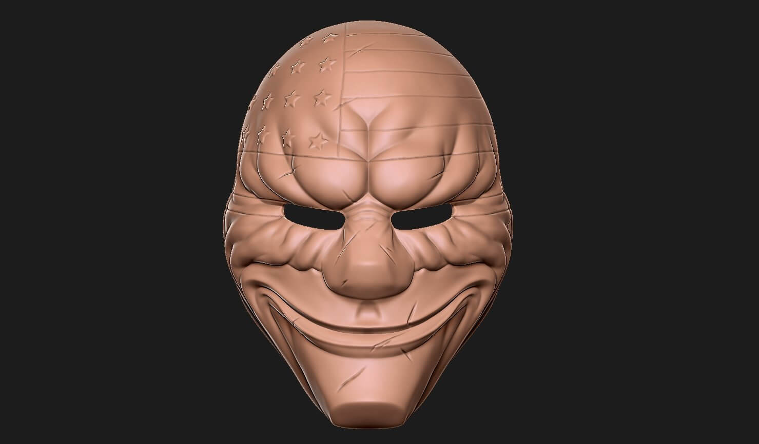 Dallas Payday 2 Mask - 3D Model by blackstar90