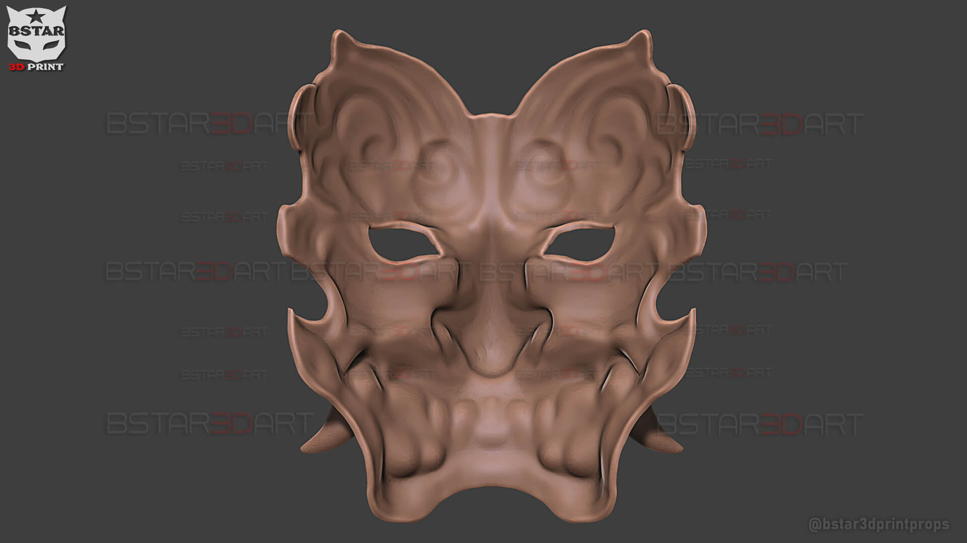 Galeguard Beast Face Mask - Black Myth Wukong Cosplay 3D Model by ...