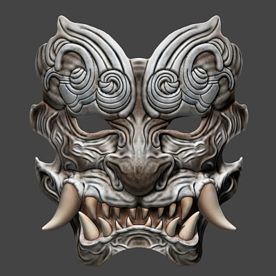Galeguard Beast Face Mask - Black Myth Wukong Cosplay 3D Model by ...