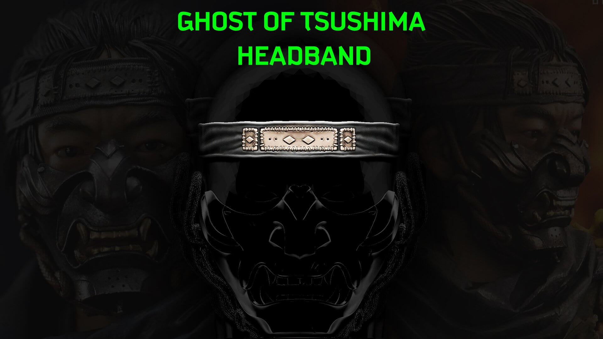 Ghost of Tsushima Headband For The Ghost Mask 3D Model by blackstar90