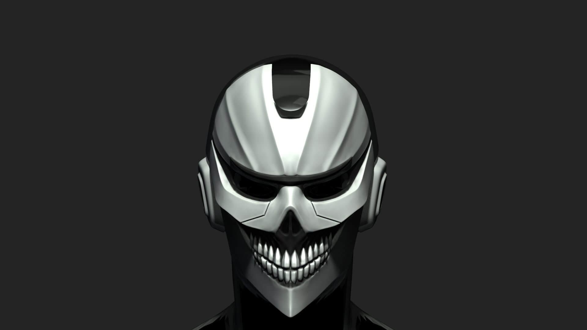 Ghost Rider Helmet - Marvel Midnight Suns 3D Model by blackstar90