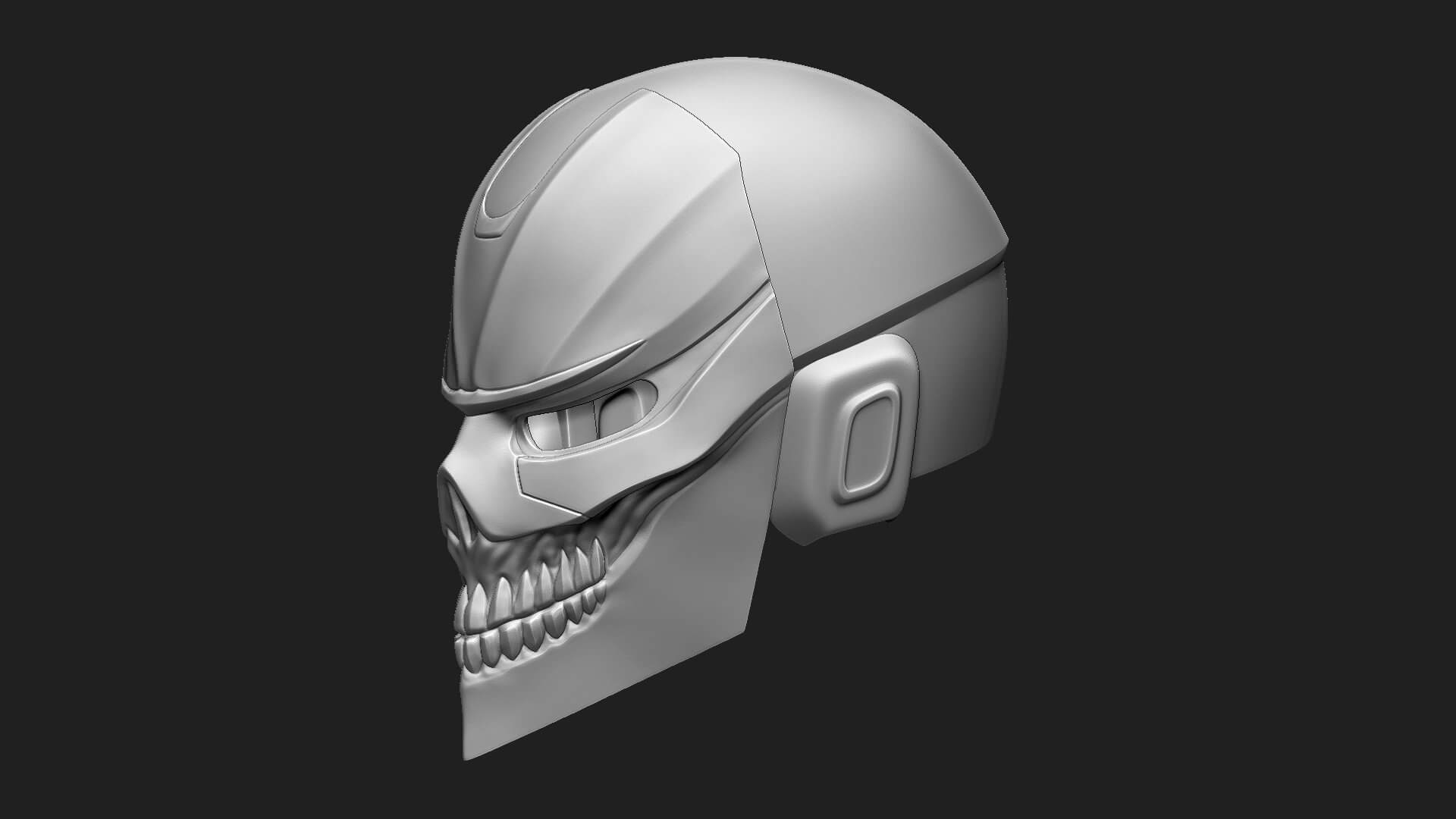 Ghost Rider Helmet - Marvel Midnight Suns 3D Model by blackstar90