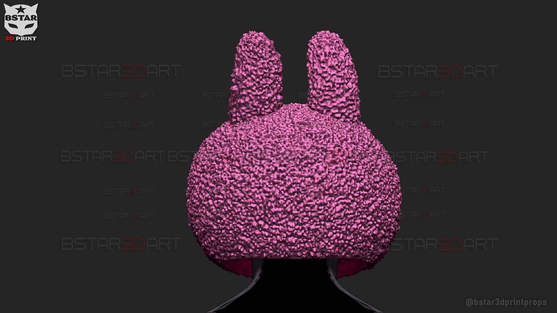 Labubu Head High Quality for Decoration and Wearable Cosplay - 3D Model ...