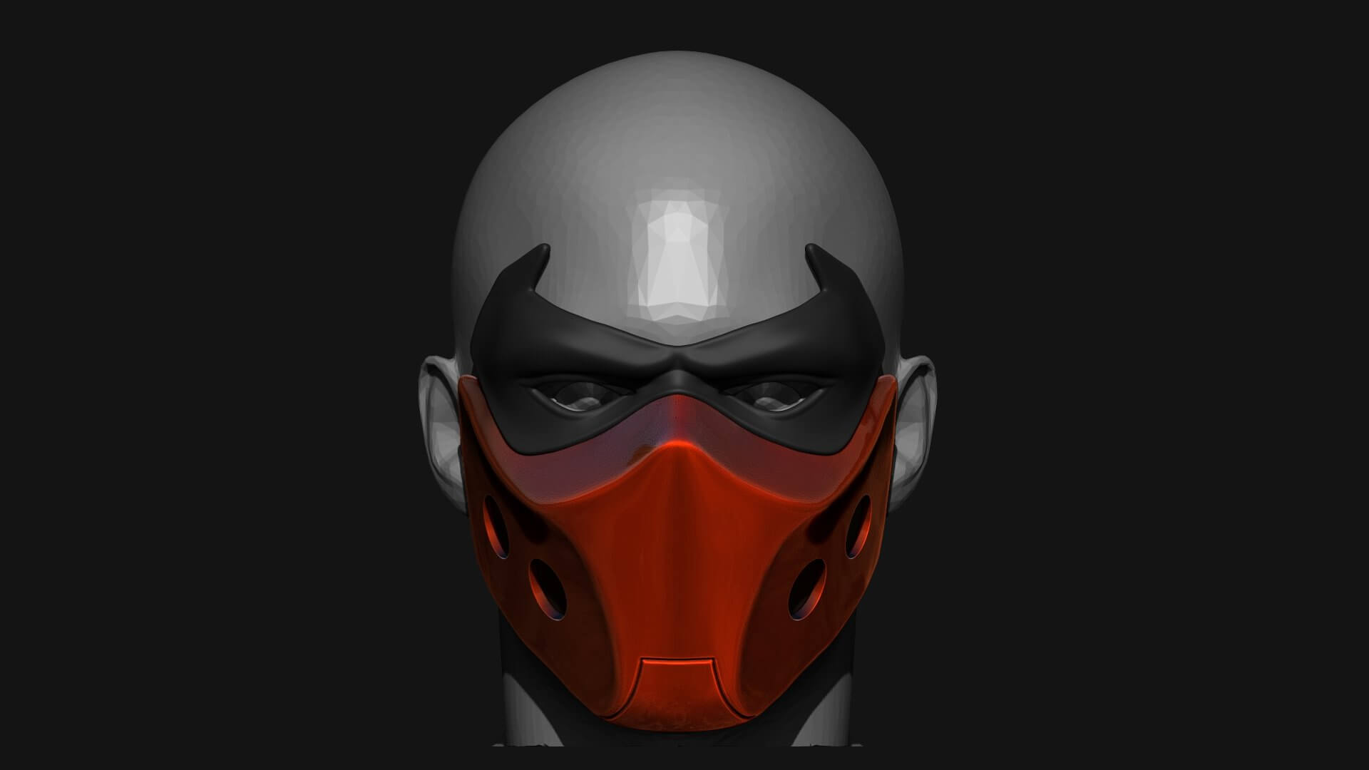 Red Hood Mask DC Comics 3D Print Model by blackstar90