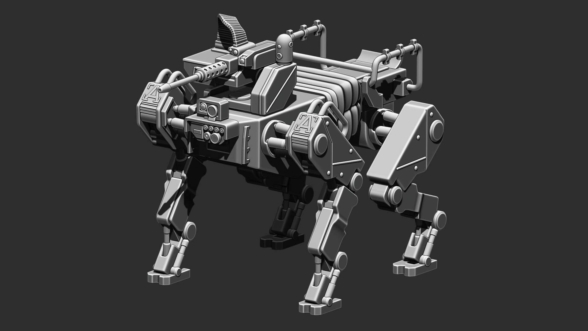 Robot Dog Battlefield 2042 3D Print Model by blackstar90