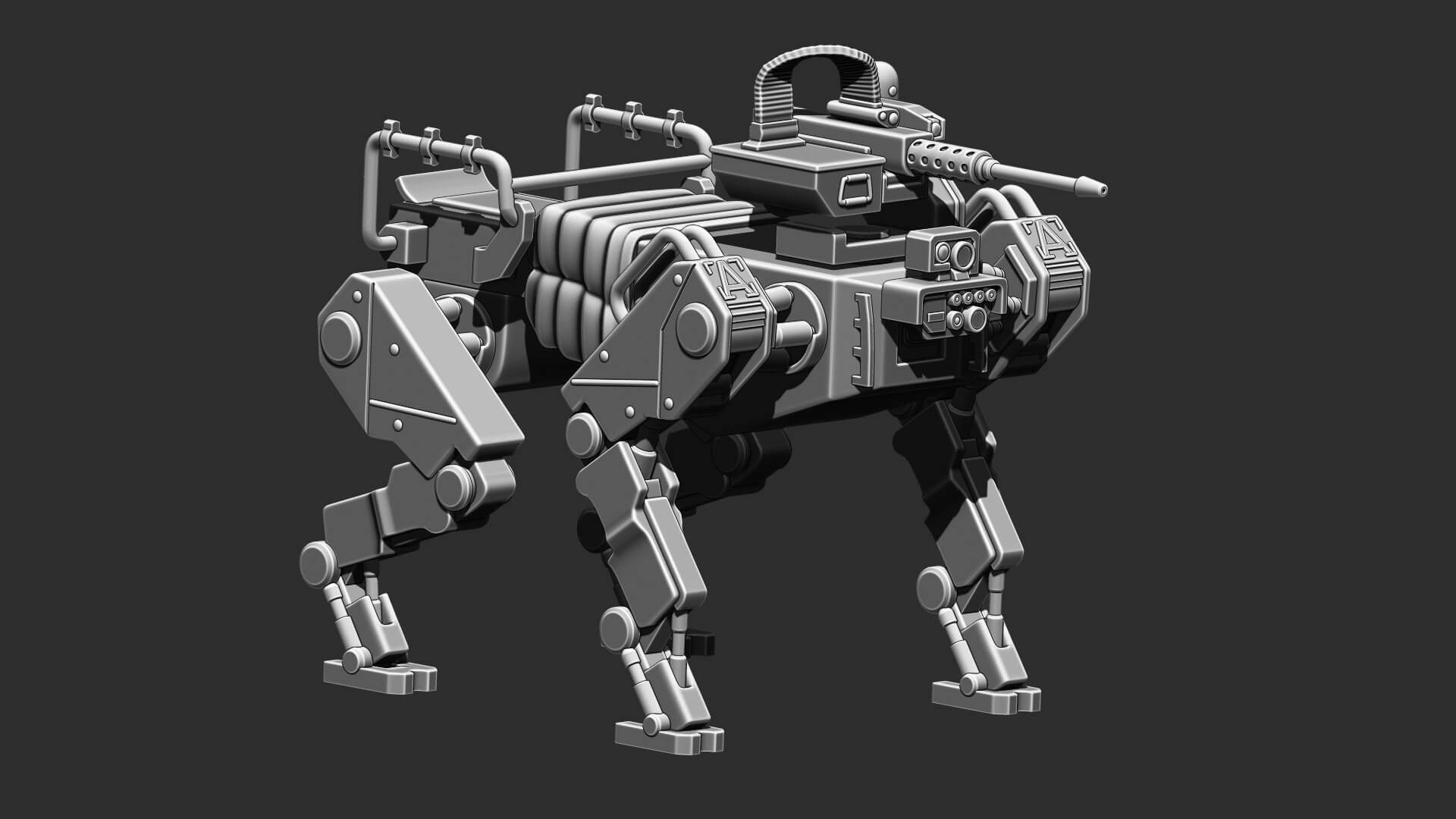 Robot Dog Battlefield 2042 3D Print Model by blackstar90