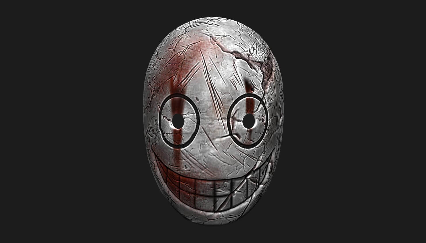 The Legion Frank Mask Dead By Daylight 3D Model by blackstar90