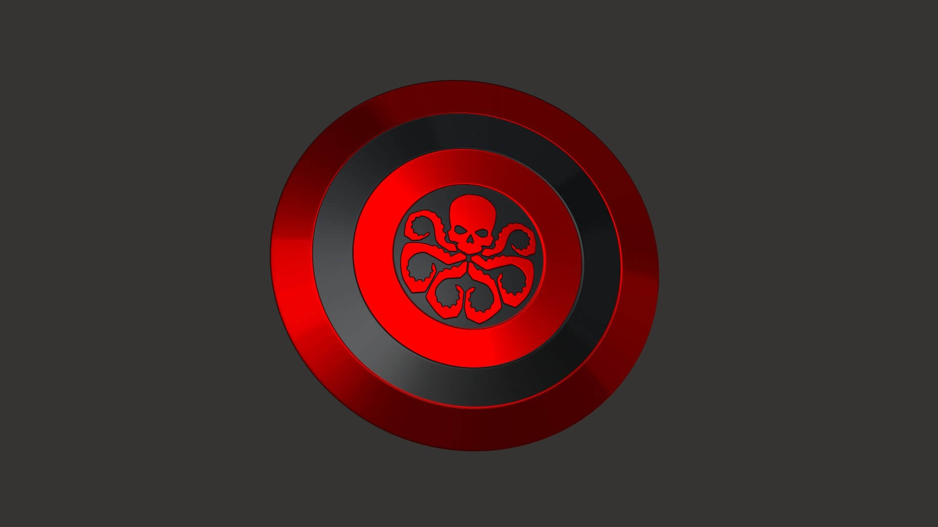 The Shield Hydra Captain America Hail Hydra 3D Print Model by blackstar90