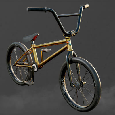 Bicycle - BMX 3D Model by Blackvizual
