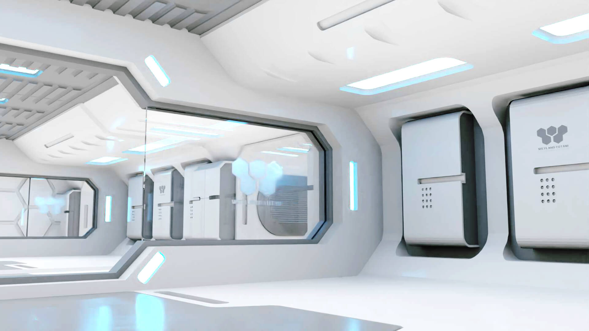 Futuristic Interior by Blender Zone | RenderHub Wallpapers