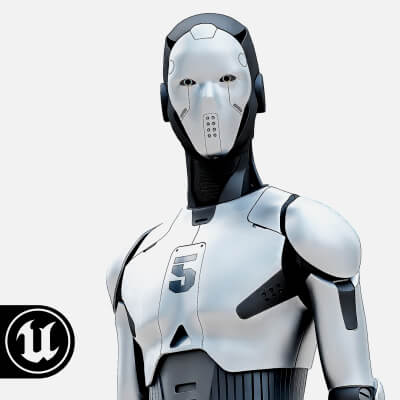 I-Homo 06 Auto-Rig Pro Rigged For Mixamo Unreal Engine Uni