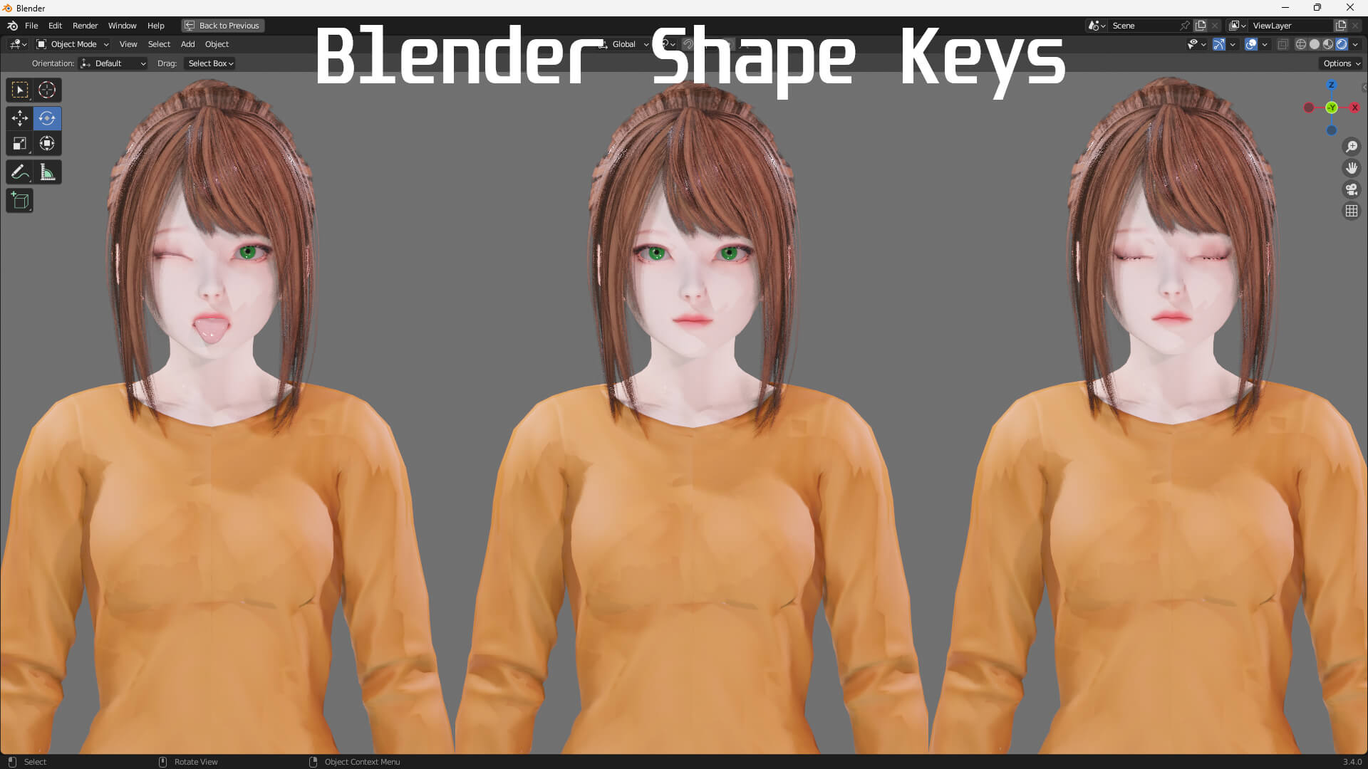Casual Clothes 0017 - Rig - UE - Unity - Blender - Animated 3D Model by ...