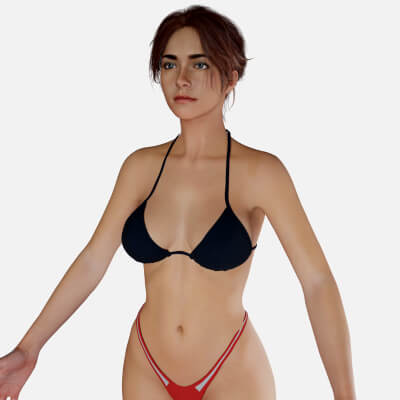 Beautiful Girl PBR 8K High Details
