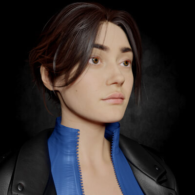 Lucy Maclean - Fallout Fanart PBR 8k Rigged 2026