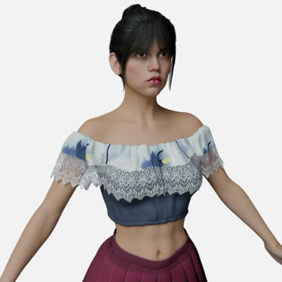 Wednesday Fanart PBR 8k Highdetails 2026