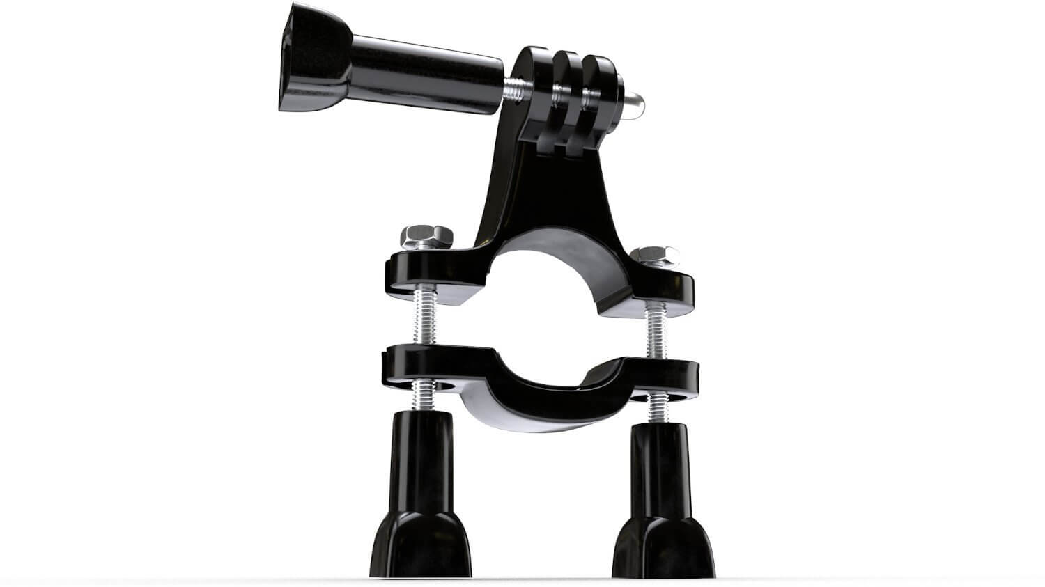 Action Camera Handle Mount 3D Model by Blenduffo