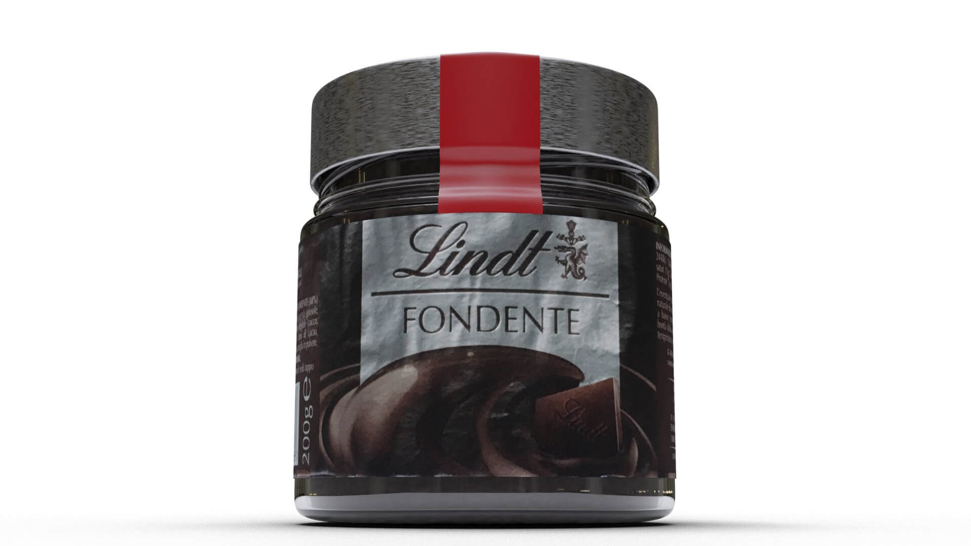 Lindt Chocolate Spread Jar 3D Model by Blenduffo