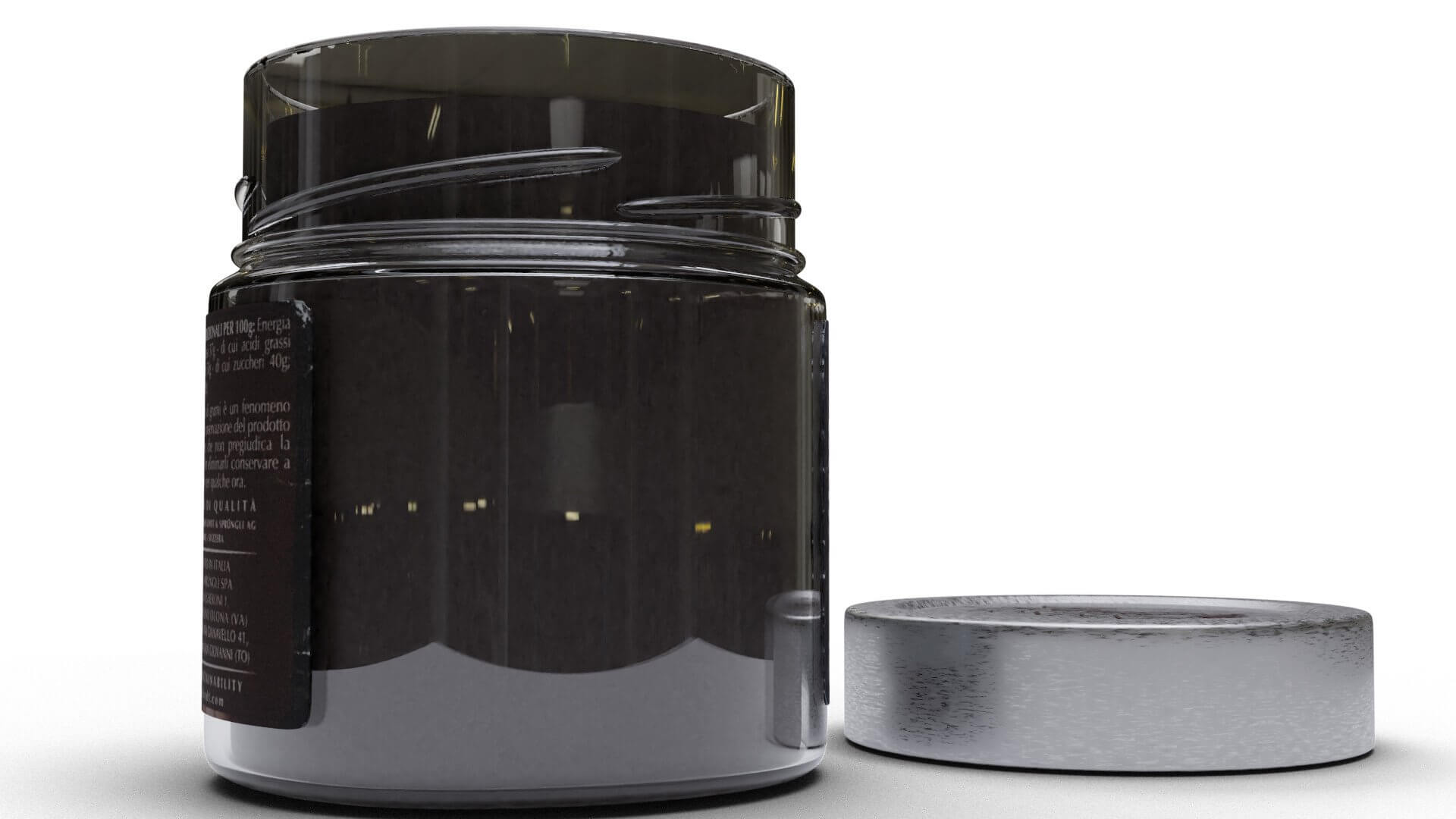 Lindt Chocolate Spread Jar 3D Model by Blenduffo