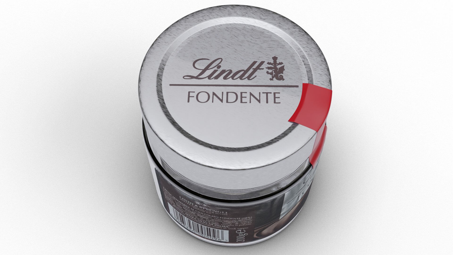 Lindt Chocolate Spread Jar 3D Model by Blenduffo