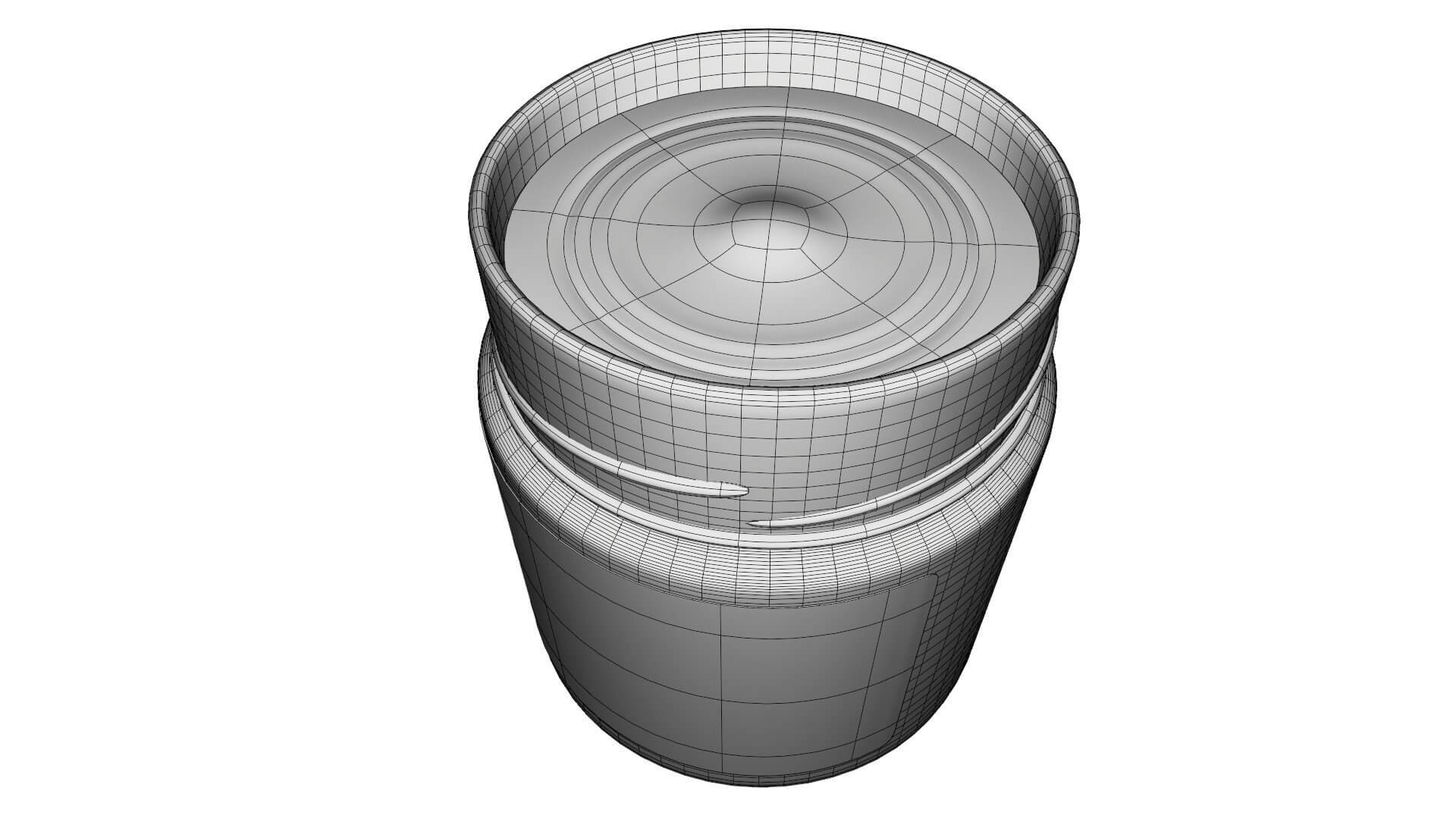 Lindt Chocolate Spread Jar 3D Model by Blenduffo