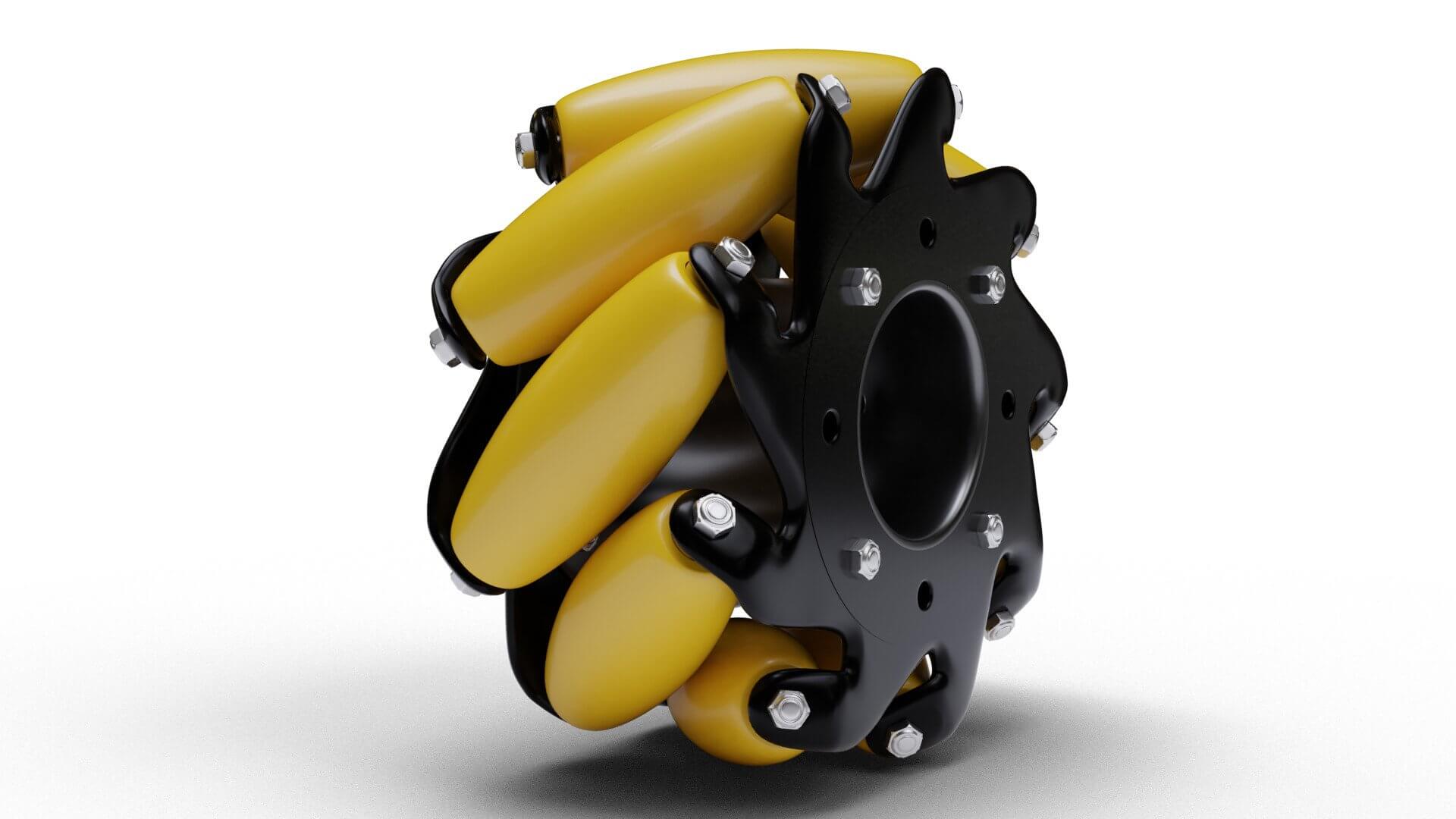 Mecanum Wheel 3D Model by Blenduffo