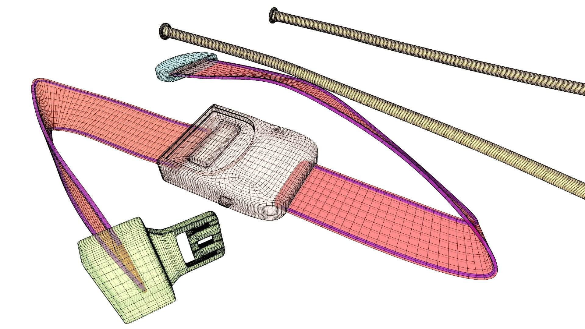 Medical Tourniquets 3D Model by Blenduffo