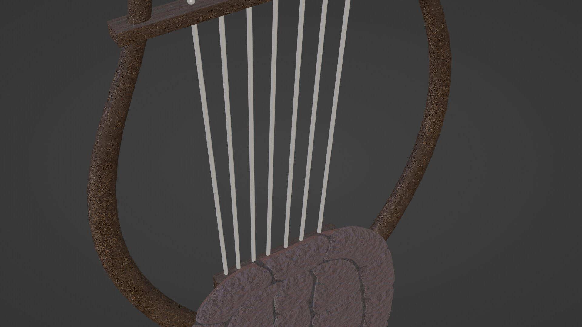 Apollos Lyre Greek Mythology 3D Model by BlueChris206