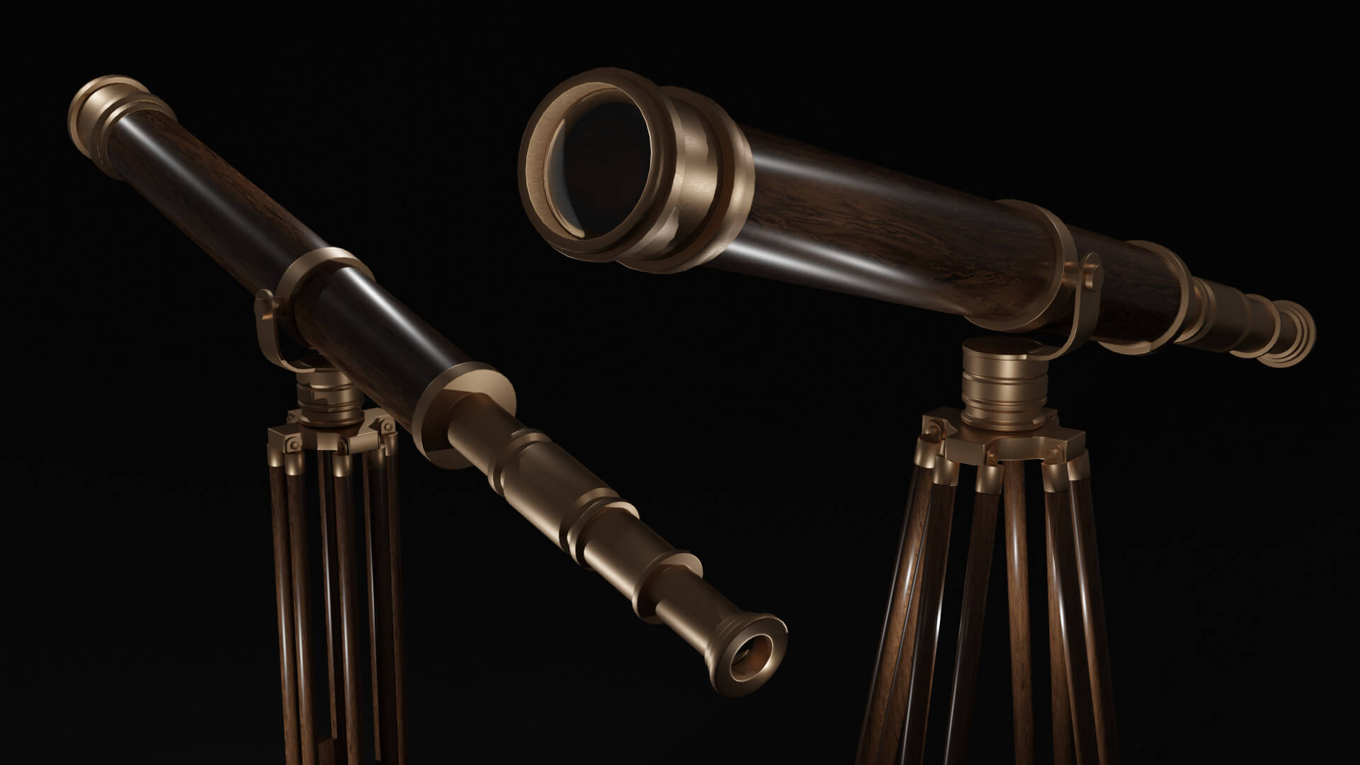 Galileo Telescope 3D Model by BlueChris206
