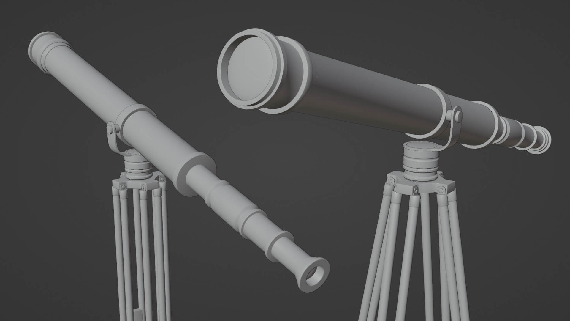Galileo Telescope 3D Model by BlueChris206