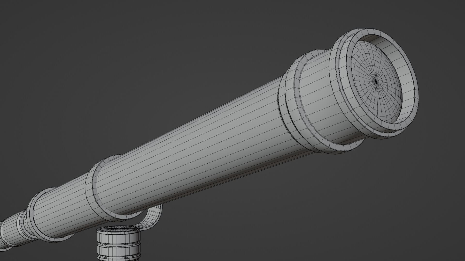 Galileo Telescope 3D Model by BlueChris206