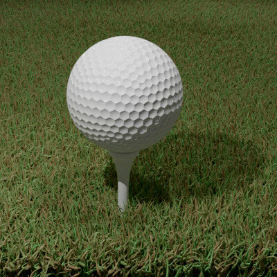 Golf Ball &amp Tee
