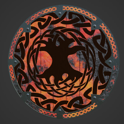 Viking Shield - Muspelheim