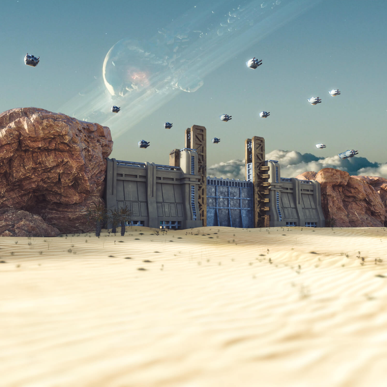 Gates of Eden 3D Render RenderHub Gallery