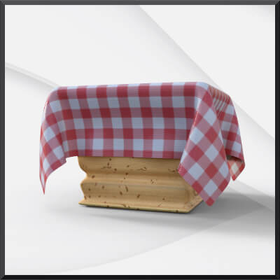 Checkered Square Table