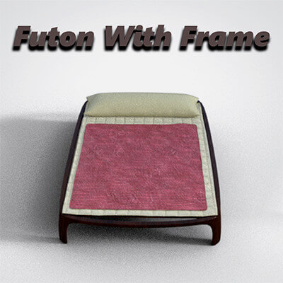 Futon With Wooden Frame