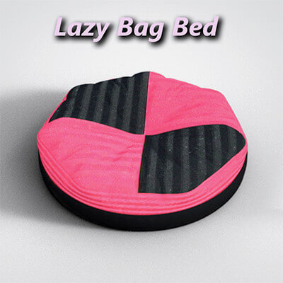 Pink and Black Lazy Bag Bed