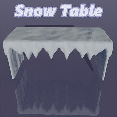 Fantasy Snow Table